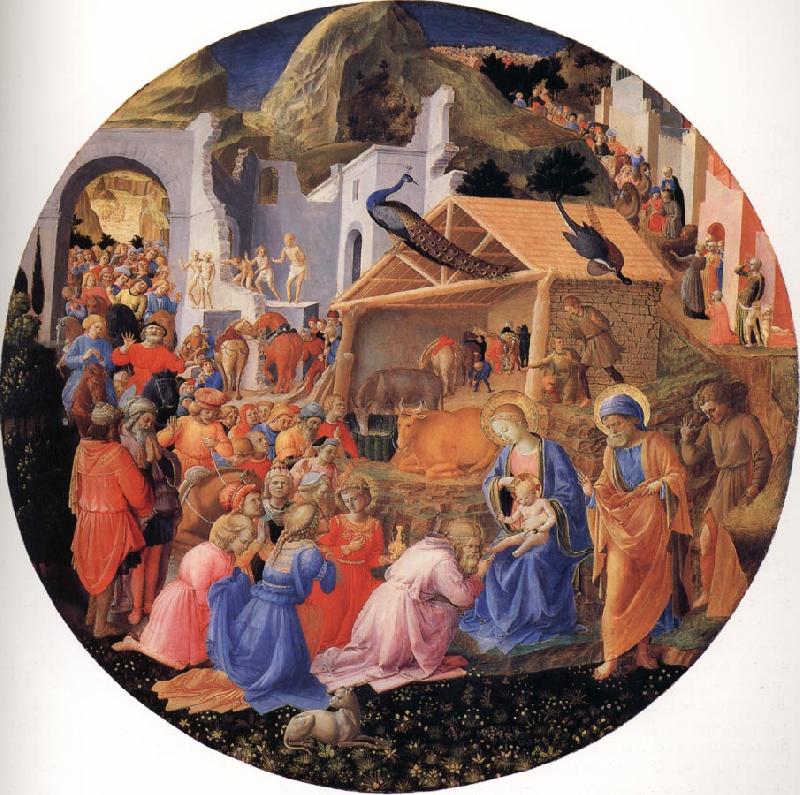 Fra Filippo Lippi The Adoration of the Magi Germany oil painting art